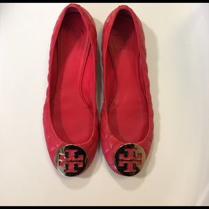 Tory Burch Red Flats size 8