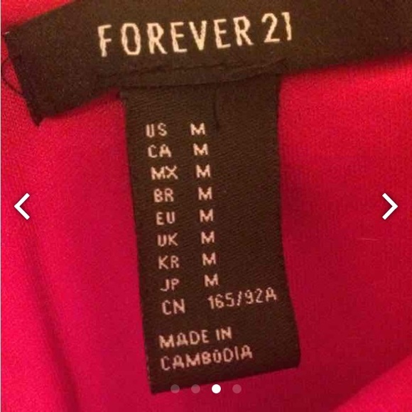 Red strapless mini dress - Picture 3 of 5