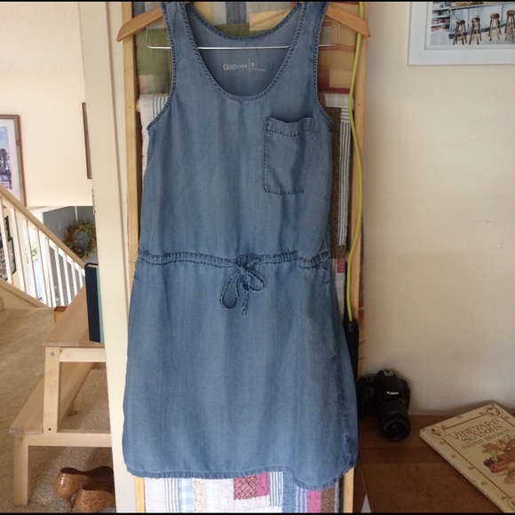 GAP Chambray Dress Sz S - Picture 1 of 5