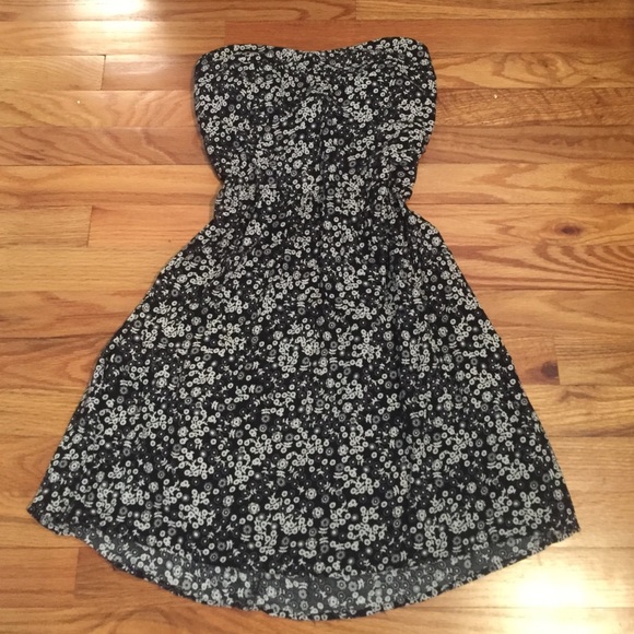 M Strapless Floral Dress - Picture 2 of 4