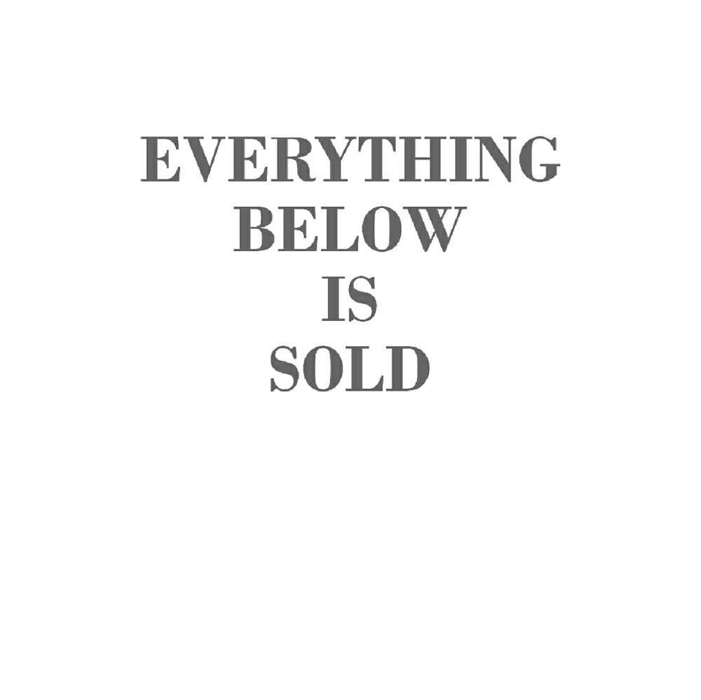 Below here is sold!