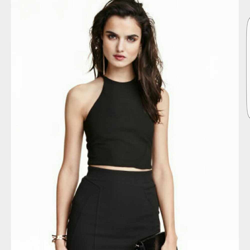 NWOT Mint crop top from H&M