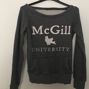 Woman's McGill University Sweatshirt
