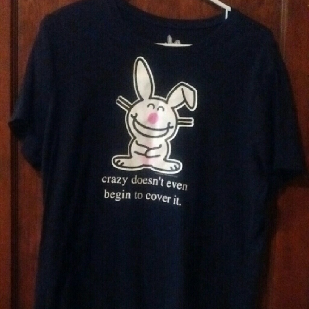 Happy bunny tee plus size
