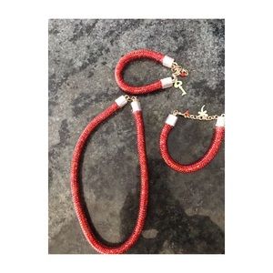 Necklace and 2 bracelets