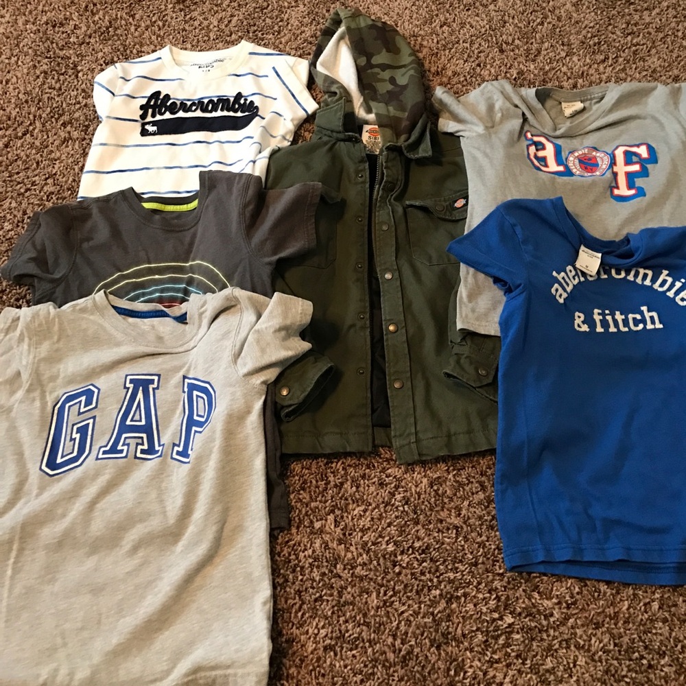 Bundle Abercrombie kids, Gap kids, Dickies jacket
