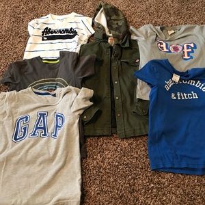 Bundle Abercrombie kids, Gap kids, Dickies jacket