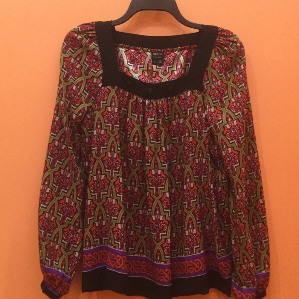 Nicole Miller printed top