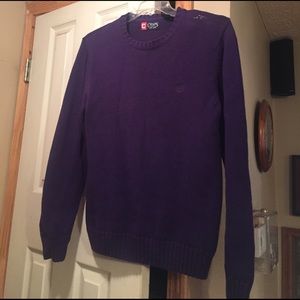 Men's purple sweater