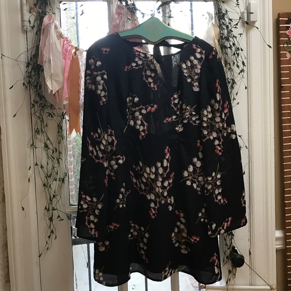 MM Couture Bell Sleeve Dress