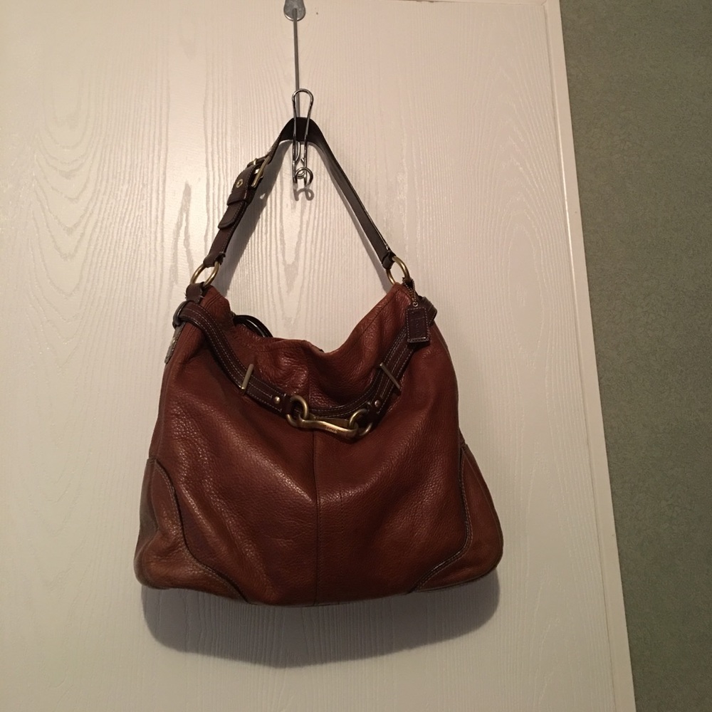 Coach leather hobo