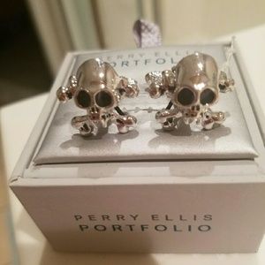 *Host Pick* Skull & Cross Bone Cuff Links