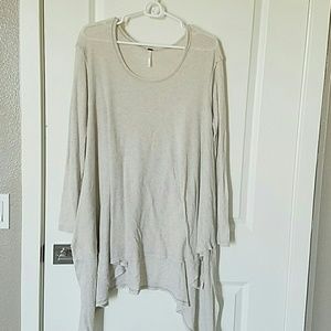 Free People waffle knit tunic.