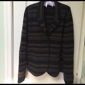 Loft 100% cotton sweater blazer