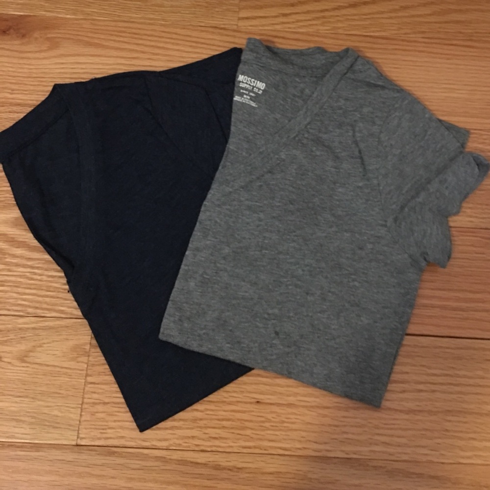 TWO FOR ONE! Basic v neck tees- 2 for $10!
