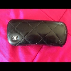 Authentic Chanel glasses case