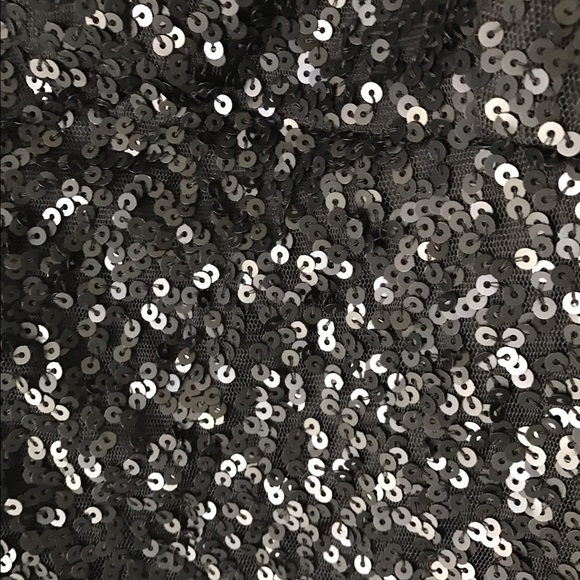 Sequin Black Tank Top - Picture 4 of 4