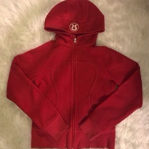 Lulu Lemon Red Scuba Jacket $39 Size 6