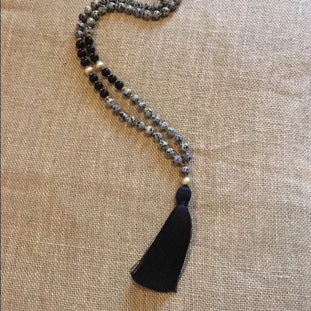 Big Tassell Love's Affect brand beaded necklace