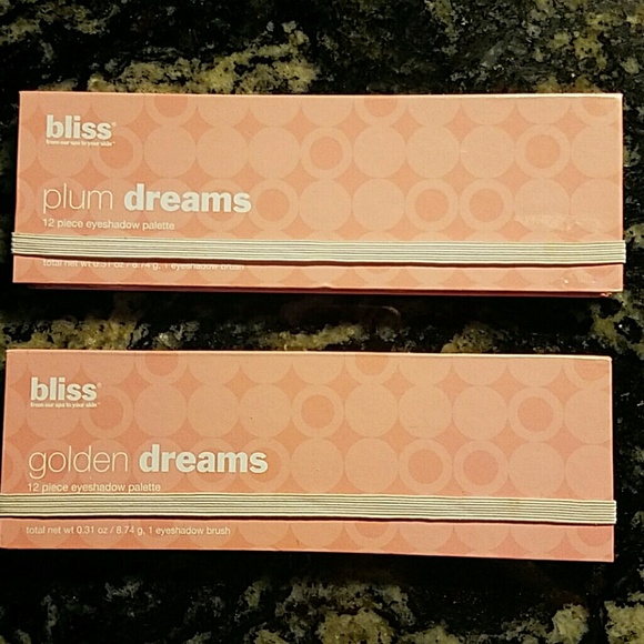 Bliss Golden dreams & Plum dreams eyeshadow. NWT - Picture 1 of 4