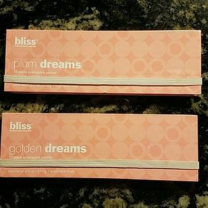 Bliss Golden dreams & Plum dreams eyeshadow. NWT