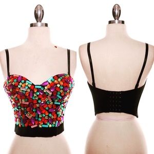 Jeweled Bustier