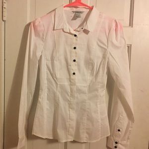 H&M Fitted White Button Down