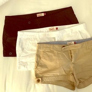 SO shorts Size 15 black, white, tan 3 for 1 price!
