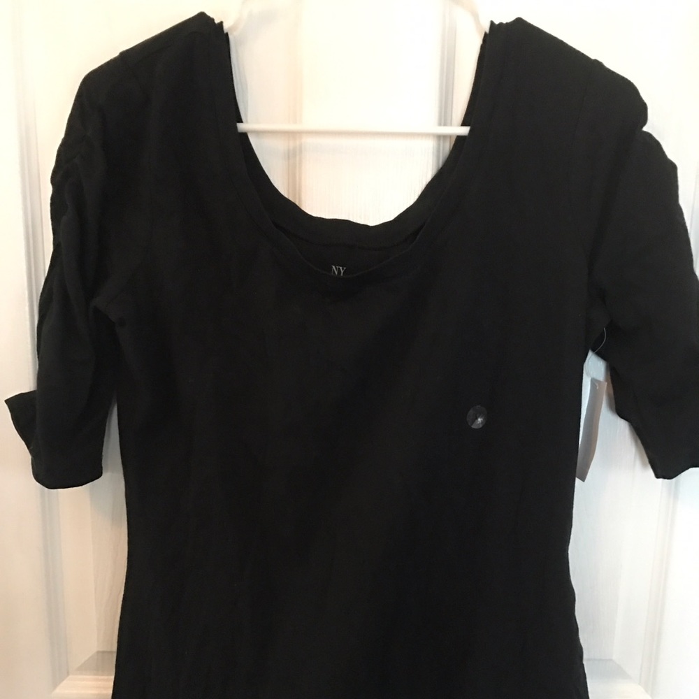 Ruched sleeve knit top