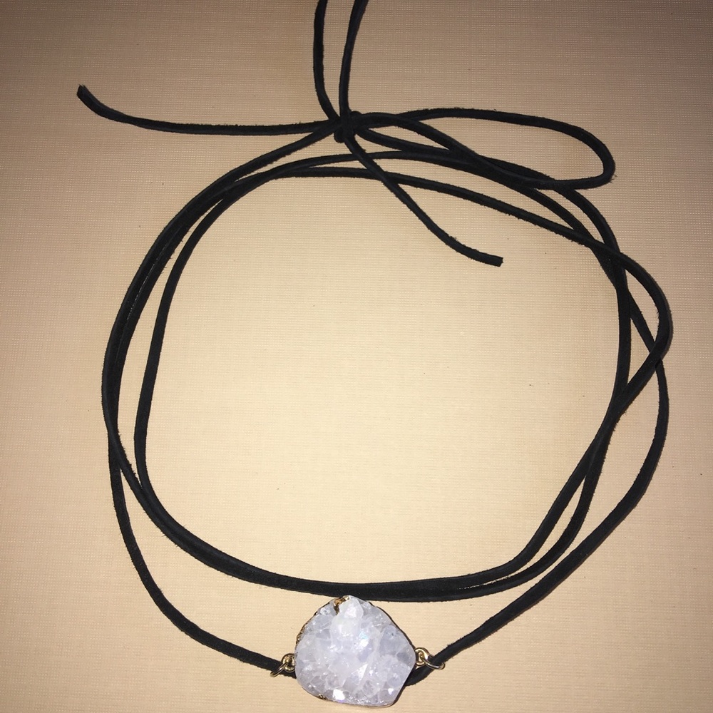 Crystal Gemstone Choker Nacklace