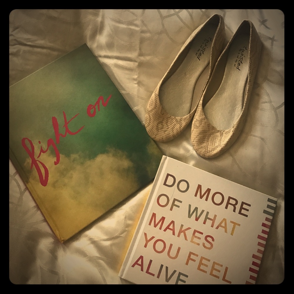 Cream and tan flats by Torrid's Twisted, size 8