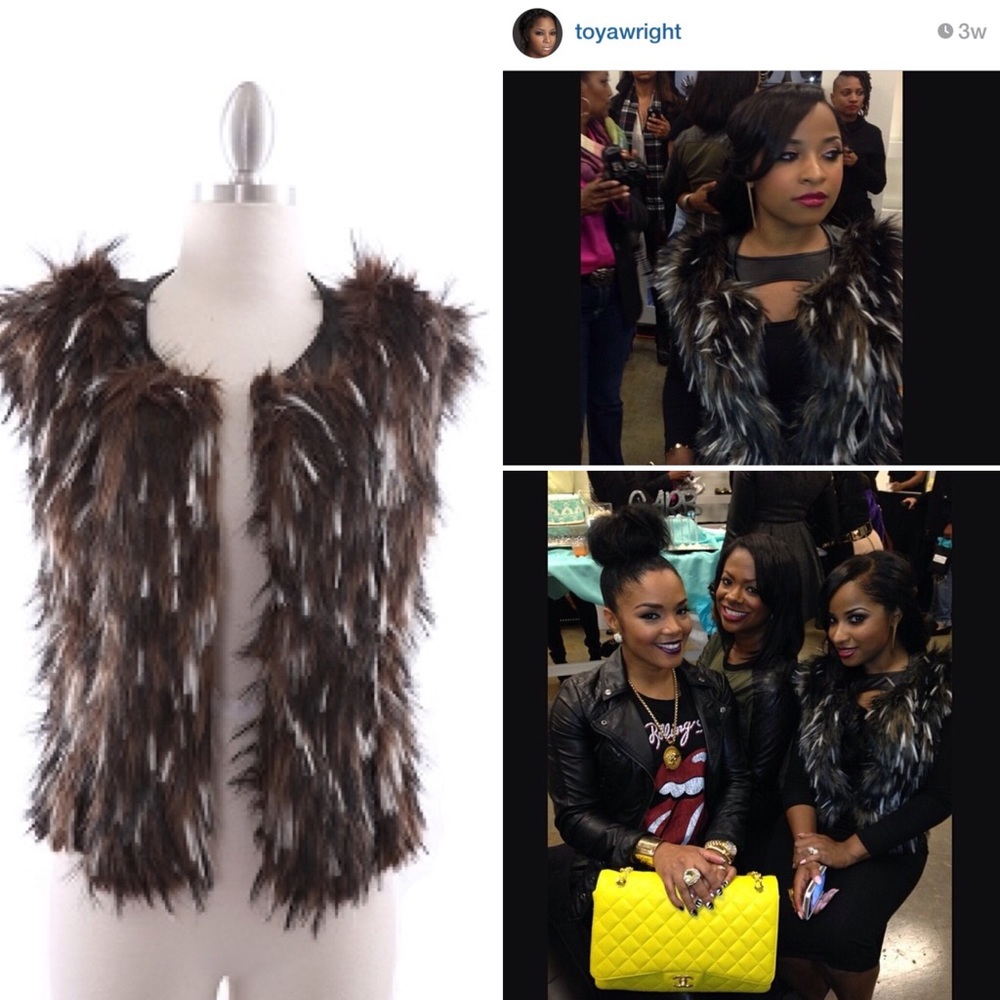 Faux fur vest.  ***New*** never worn.