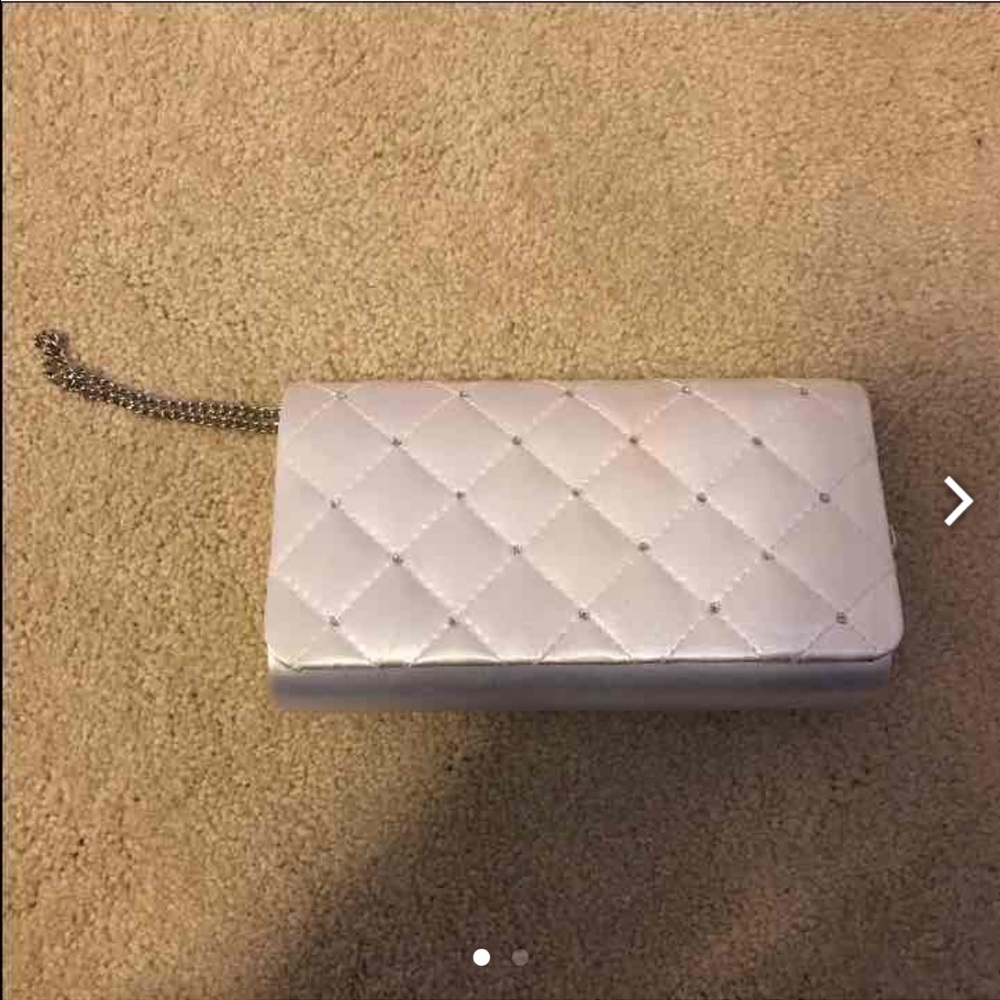 Silver Clutch/ Crossbody