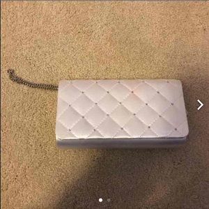 Silver Clutch/ Crossbody