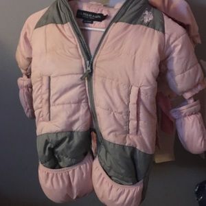 U.S polo assn .. 6/9 mo coat