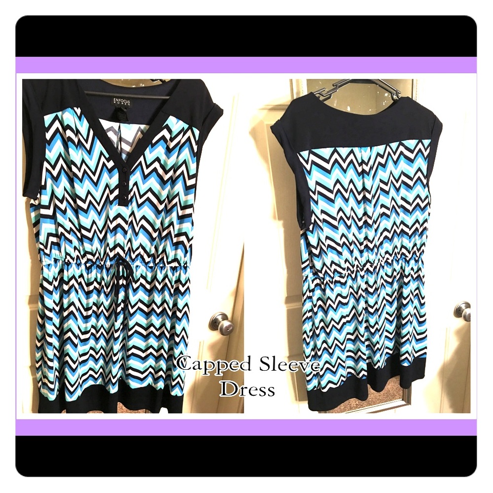 Capped Sleeve Party Dress