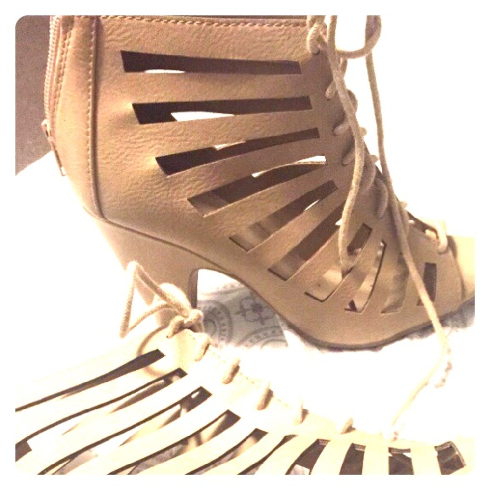 Lace up heels