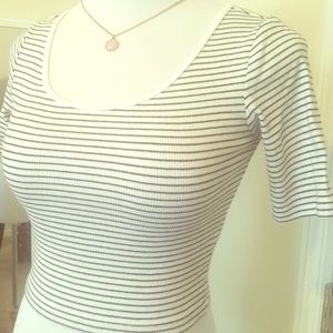 Striped Crop Top