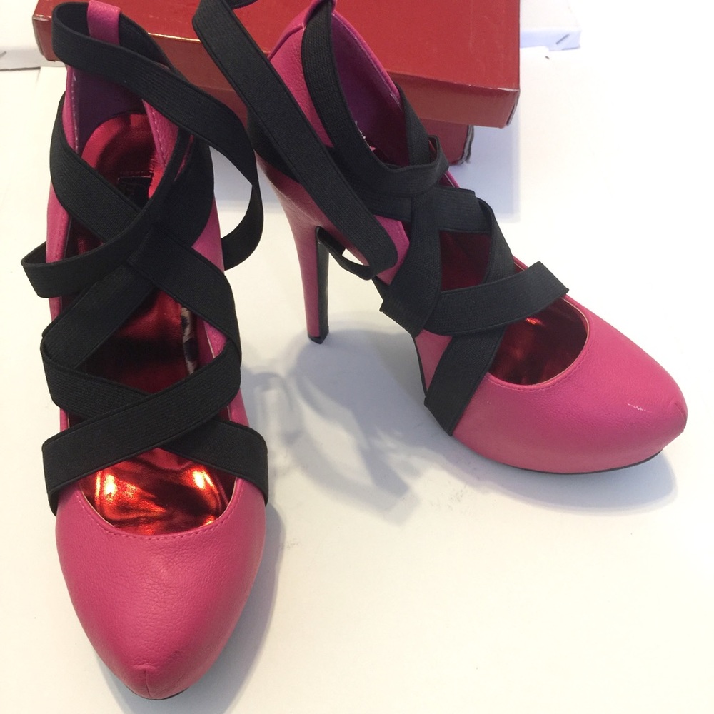 Frederick's of Hollywood Bombshell Pink Heels