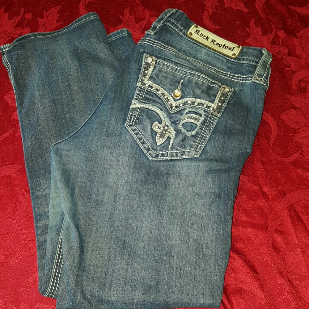 Rock Revival Iselin 32 easy ankle skinny jeans