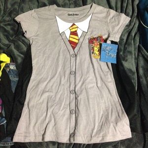 Gryffindor cardigan pattern shirt with cape