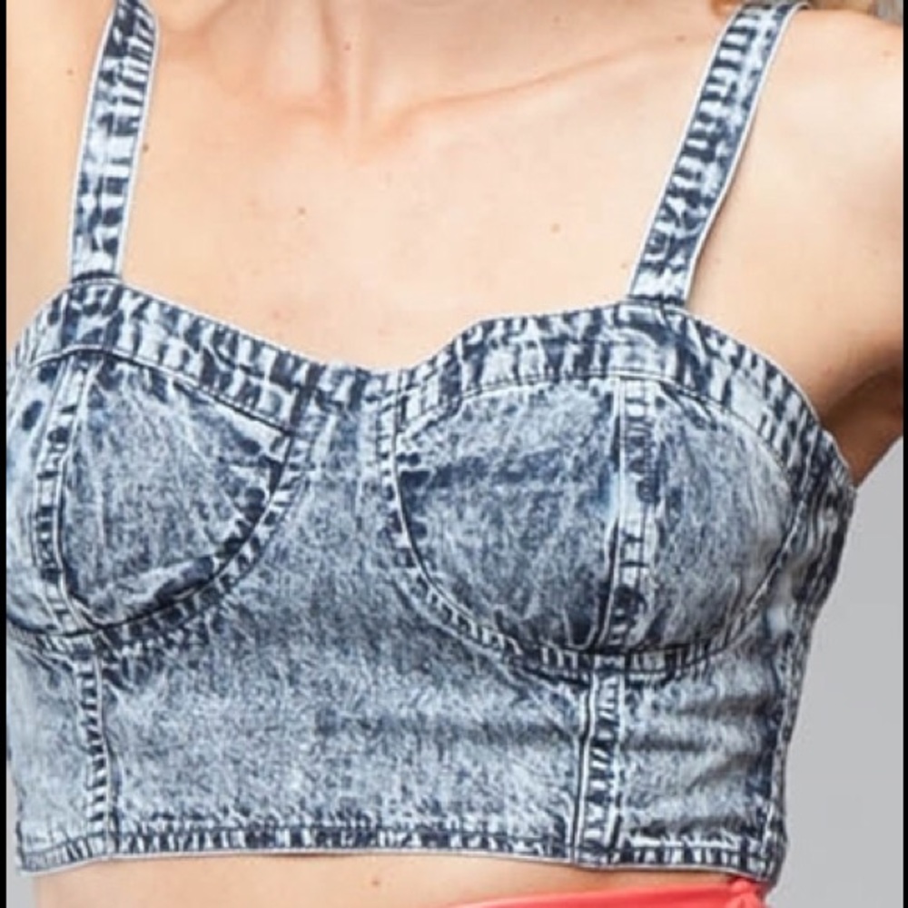 Denim Bustier