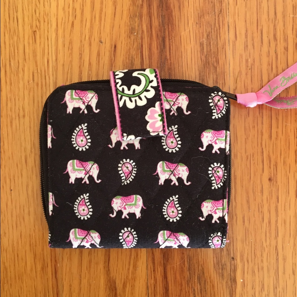 Vera Bradley Pink Elephant Wallet