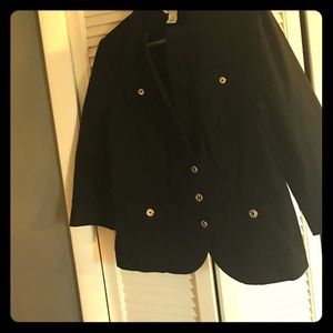 Fitted black jacket