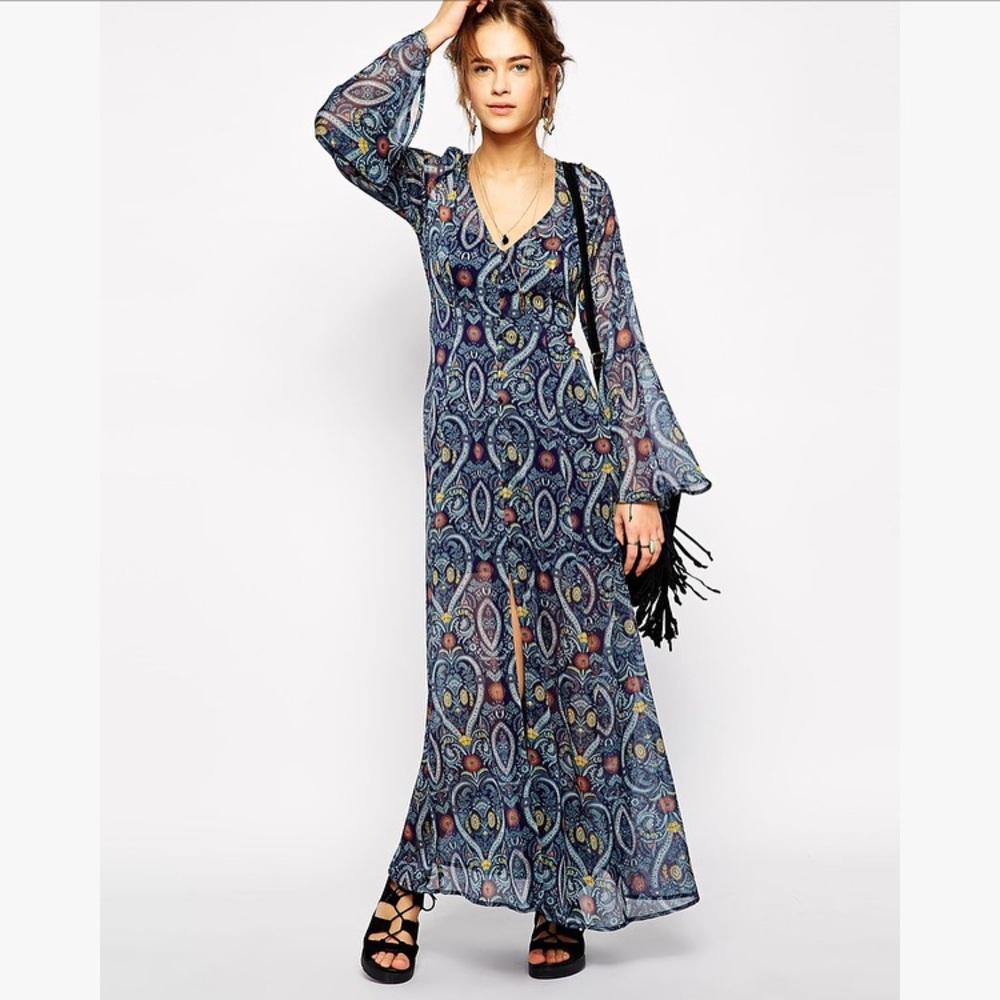 SALE 💥 Band Of Gypsies Printed Maxi Dress S