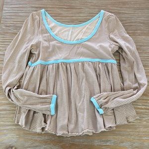 Sold- Free People empire waist shirt