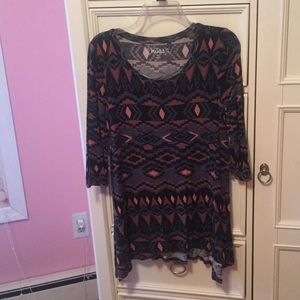 3/4 quarter sleeve Mudd dress