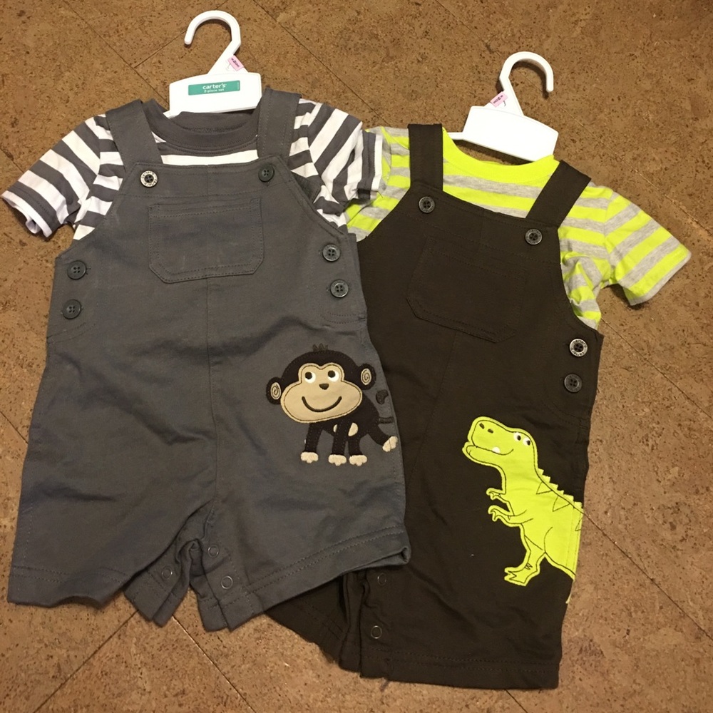 Two NEW Carters short sets