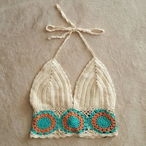 NWT Crochet boho top from LF