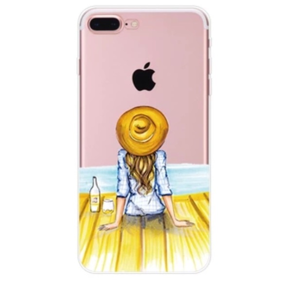 Accessories - FASHION TRAVEL GIRL IPHONE 7 & 7 8 PLUS SOFT CASE Accessories - FASHION TRAVEL GIRL IPHONE 7 & 7 8 PLUS SOFT CASE